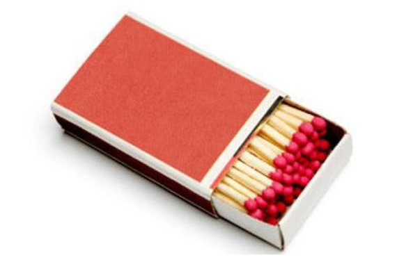 Cardboard matches